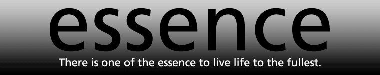 essence - there is one of the essence to live life to the fullest.